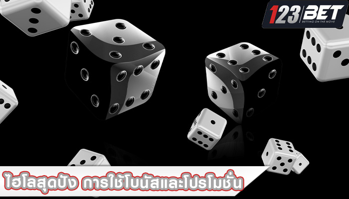 ไฮโลสุดปัง การใช้โบนัสและโปรโมชั่น