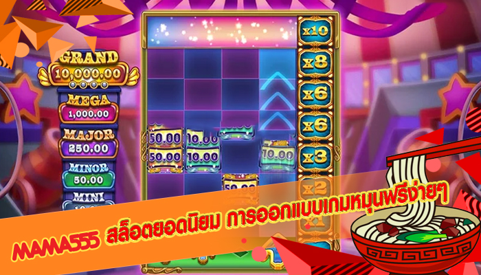 สล็อตยอดนิยม การออกแบบเกมหมุนฟรีง่ายๆ