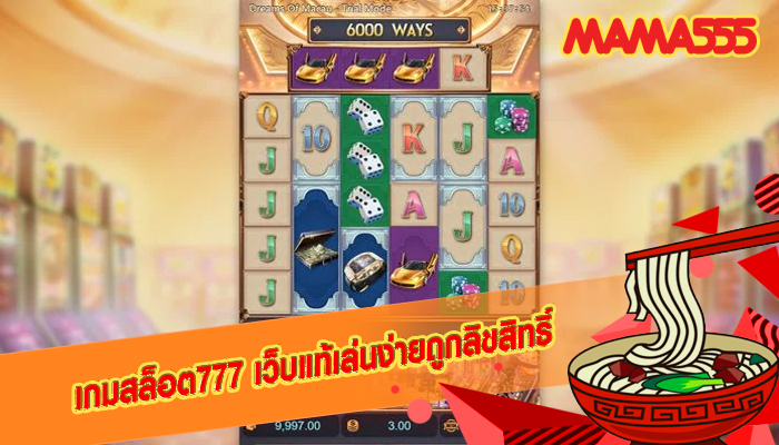 เกมสล็อต777 เว็บแท้เล่นง่ายถูกลิขสิทธิ์